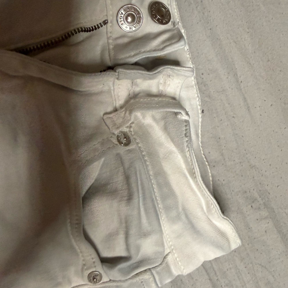 american eagle girls sz 000 Set of Three Denim Shorts in Blue and White - Picture 5 of 14